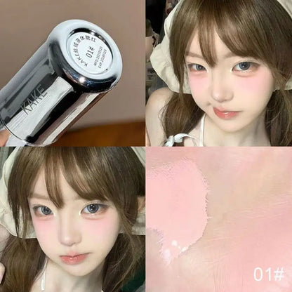 Velvet Liquid Blush Matte – Natural Long-Lasting Facial Contour & Brightening Makeup with Sponge Applicator
