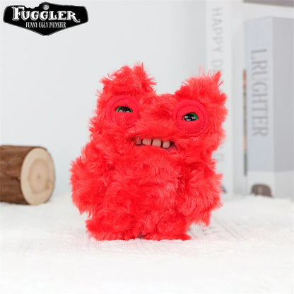 12cm FUGGLER Plush Keychain – Funny Ugly Teeth Monster & Wide-Eyed Rabbit Pendant Toy Gift