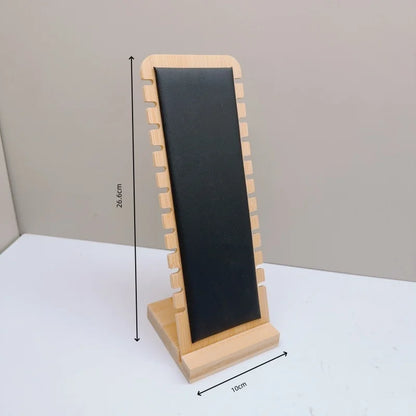 Creative Solid Wooden Necklace Display Frame – Pendant Support Jewelry Display Stand