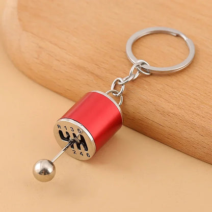 Creative Gear Head Keychain – Speed Gearbox & Turbo Hub Brake Disc Pendant for Car Keys, Shock Absorber Keyring