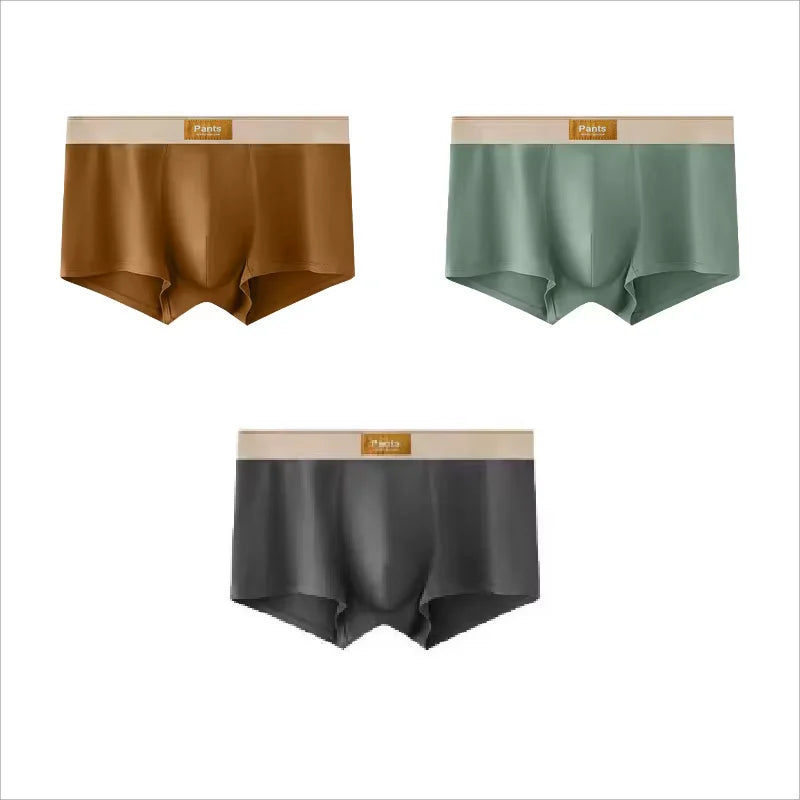 4PCS Men’s Cotton Boxer Shorts Set – Breathable Comfortable Underwear for Sports & Everyday Wear (L–7XL)