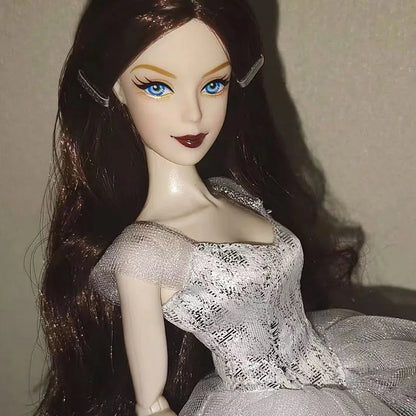 30cm Lady Doll Head – Big Wavy Curly Hair, 1/6 Dress-Up Accessory for Girls DIY Toys