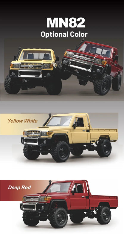 MN82 Pro RC Off-Road Vehicle — 1:12 Scale 4WD Climbing Car for Toyota LC79 Simulation