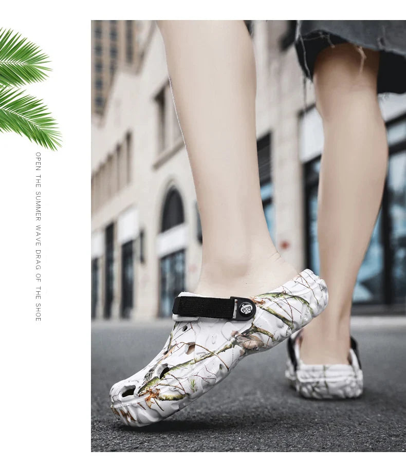 2024 Summer Men’s Sandals – Comfortable Lightweight Non-Slip Flip Flops for Home & Garden