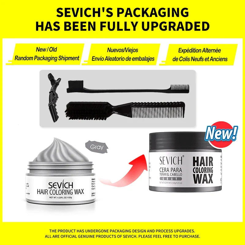 Temporary Hair Color Wax Kit – Washable Instant Hair Dye Cream for Men, Women & Kids, Party Cosplay, Blue, Purple, Red, Green