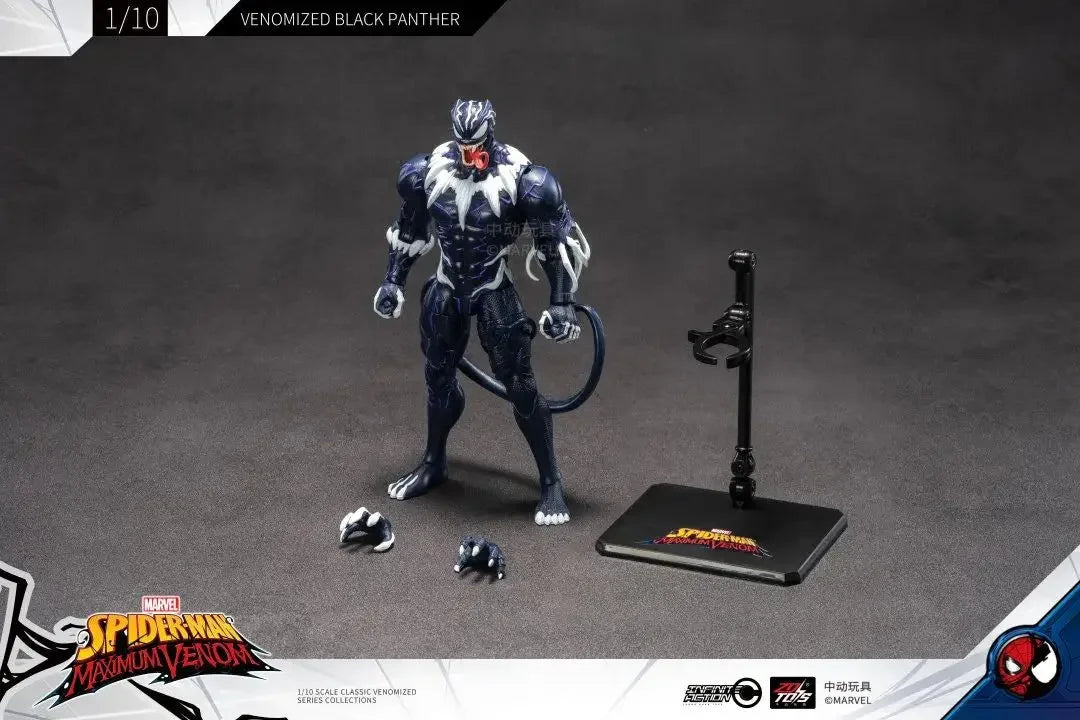 ZD 1/10 Marvel Legends Action Figures – Venom, Spider-Man, Iron Man, Thanos, Captain America, Black Panther Toy