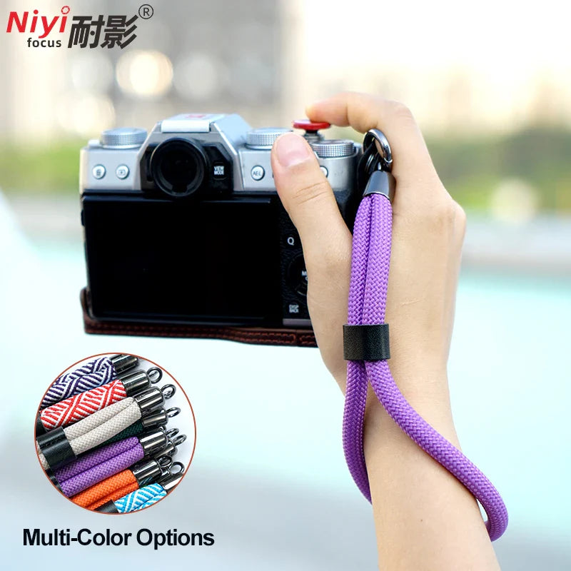 Camera Wrist Strap Nylon Rope Hand Belt with Quick Release for Nikon DSLR Mirrorless SLR GoPro