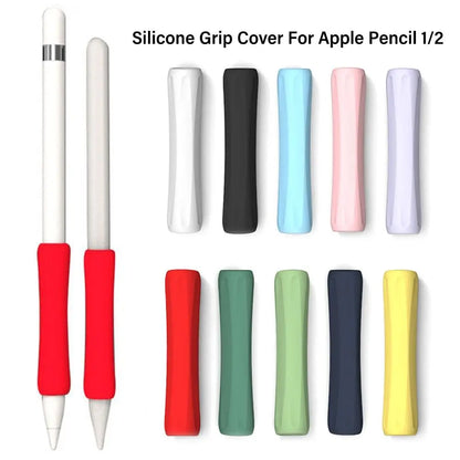 Silicone Stylus Cover for Apple Pencil 1 and 2 - Shockproof, Anti-Scratch, Non-Slip Protective Sleeve for Touch Screen Pen