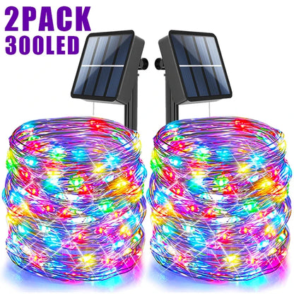 Solar LED String Lights - Waterproof Outdoor Garden, Patio & Christmas Decor