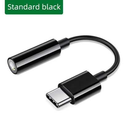 USB-C to 3.5mm Audio Adapter – Type-C to Headphone Jack with 24bit/96kHz HiFi DAC for Galaxy S23, S22, S21, S20