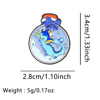 Anime Elf Enamel Pin – Cute Cartoon Brooch for Backpack, Clothing & Accessories, Perfect Gift for Friends