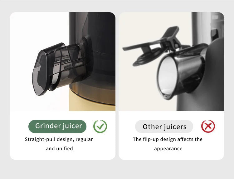 Mokkom Mini Slow Juicer — Full-Automatic Household Juicer with Residue Separation, Multifunctional Fruit & Vegetable Juicer