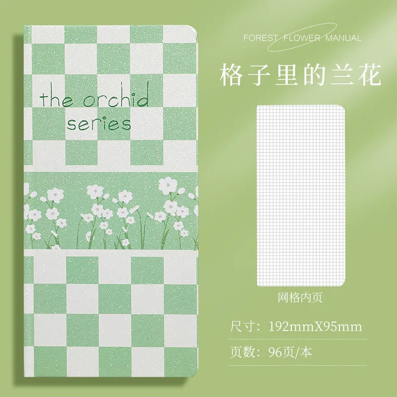 Retro Weekly Planner Notebook – Slim Notepad for Office & School, Cute Weekly Record Book