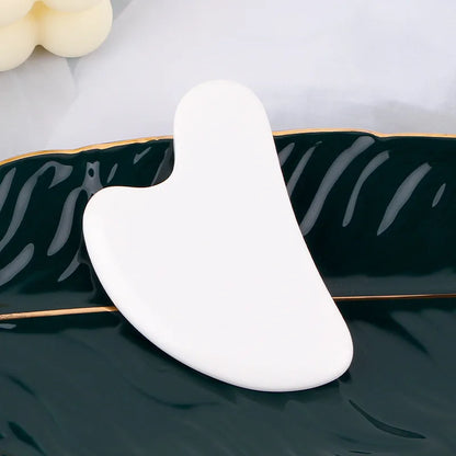Guasha Massage Scraper – Beeswax Face & Eye Massager, Acupuncture Gua Sha Board for SPA and Beauty Therapy