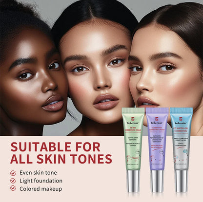 CC Cream Centella High Coverage Foundation — Color-Changing Liquid Base Makeup for Face, Korean Style