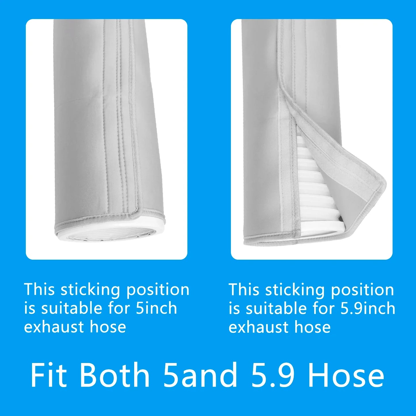 Universal Air Conditioner Hose Cover — Waterproof, Dustproof, Heat-Insulating Exhaust Pipe Wrap, Portable Protection