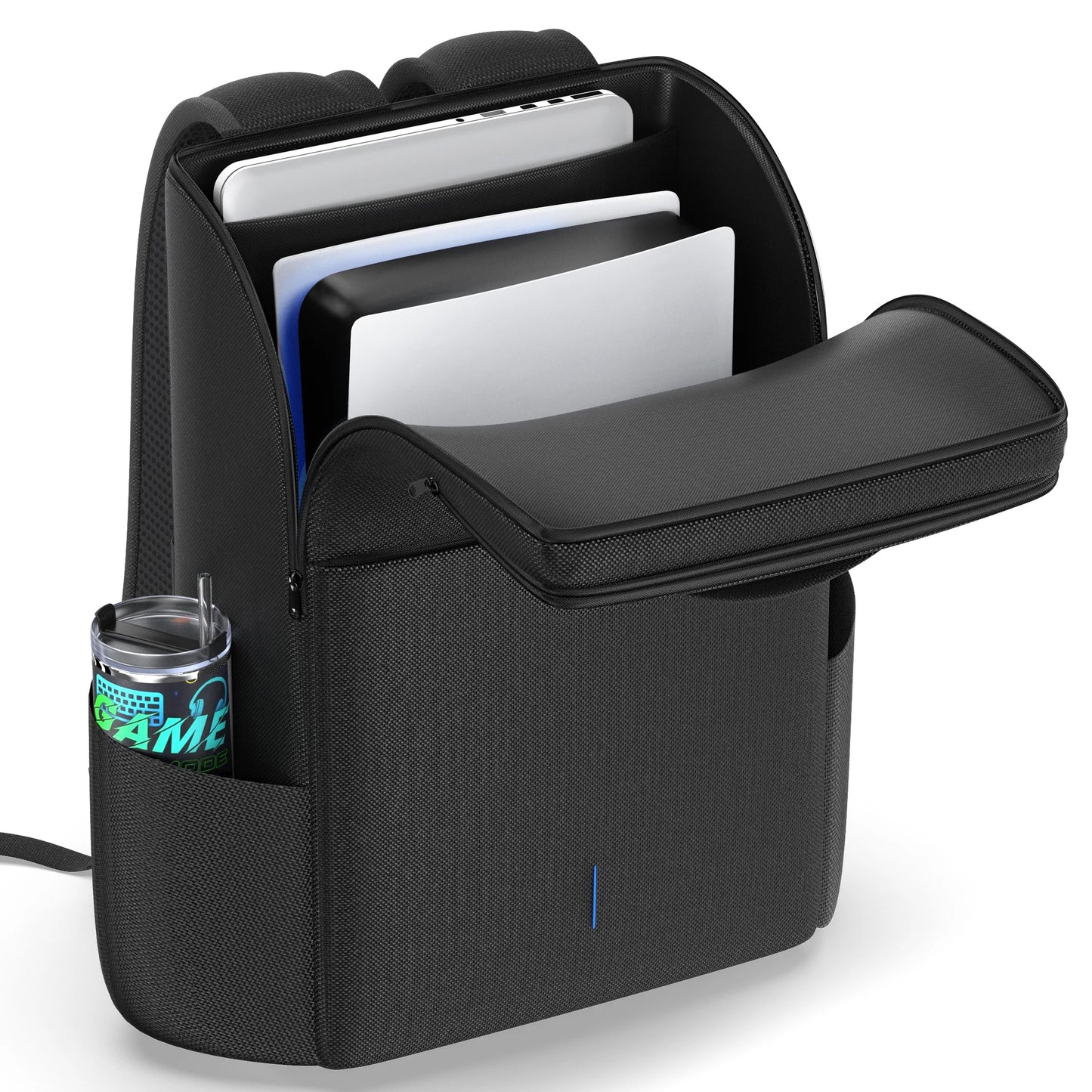 PS5 Backpack Carrying Case – Full Protection Travel Bag for PS5/Slim/Pro Console, Large Capacity Storage Bag Compatible with PS Portal