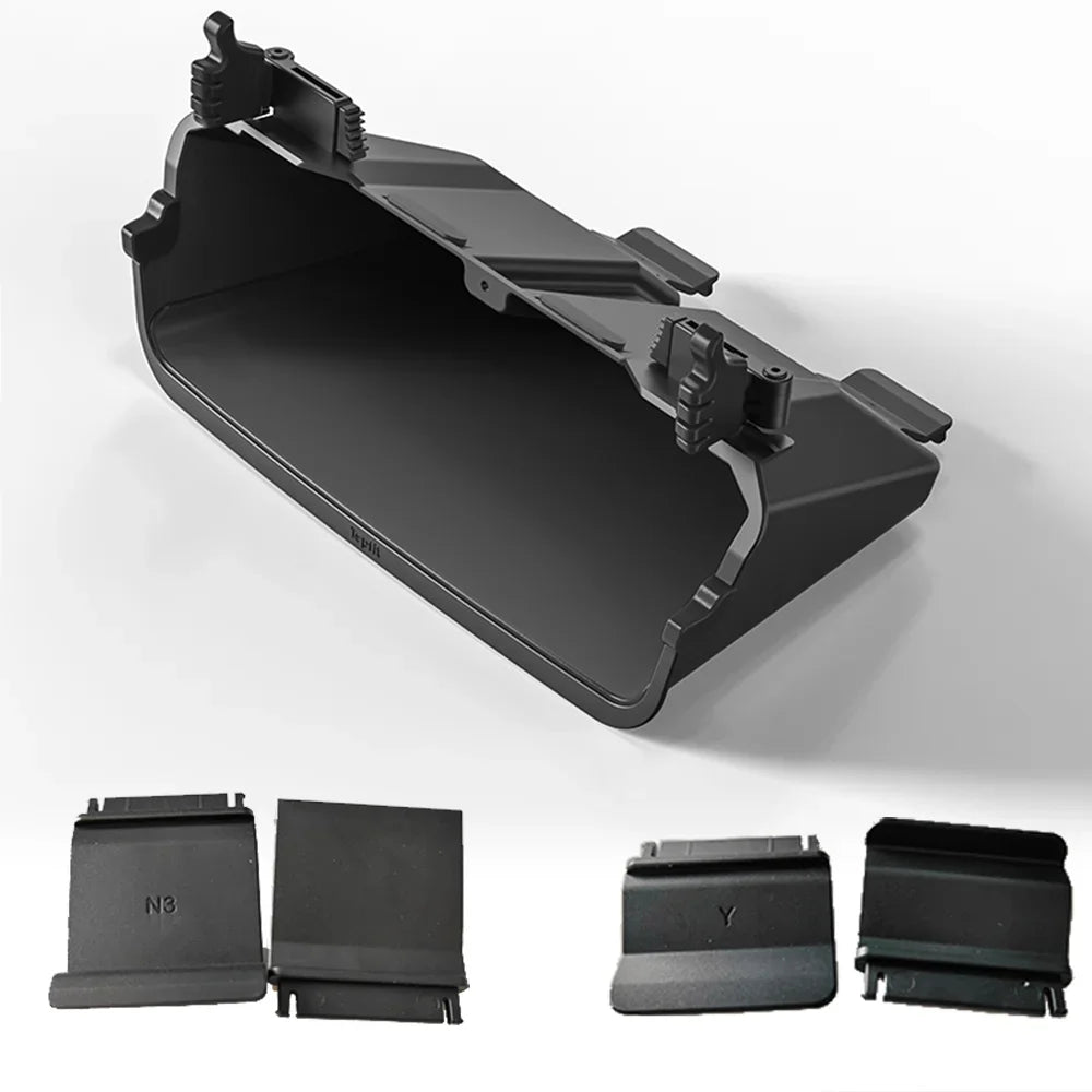 Herval Under-Screen Storage Tray for Tesla Model Y/3 2021-2025 Highland – Hidden Anti-Slip Storage Box