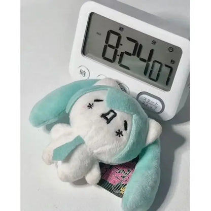 Hatsune Miku Kawaii Mini Q Version Plush Keychain – Student School Bag Doll Pendant, Cute Gift for Friends