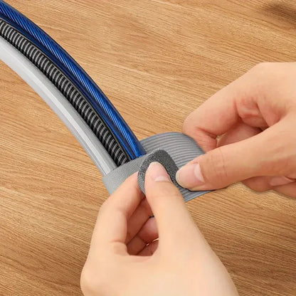 Reusable Cable Ties | Self-Adhesive Adjustable Organizer Straps | Fastening Wire Cord Rope Holder for Desk Management
