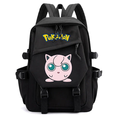Pokemon Waterproof Women’s Backpack – Pikachu, Gengar, Snorlax Schoolbag for Girls & Students