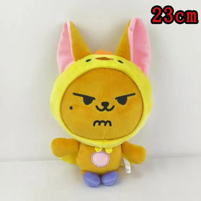 20cm Kawaii Skzoo Plush Toy Set – 8pcs Cartoon Stuffed Animals for Kids, Room Decor & Gifts
