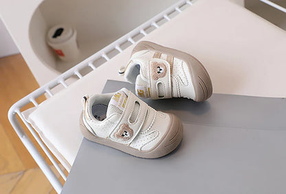 2025 Toddler Shoes — PU Leather Soft-Sole Sneakers for Baby Boys & Girls, Ergonomic First-Step Sport Shoes