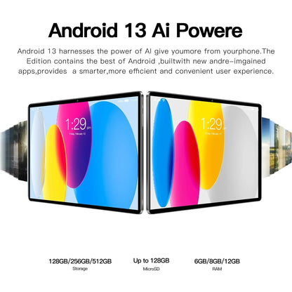 2025 15" Pro Android Tablet – Snapdragon 870, 22GB+2TB, 20000mAh, 5G Dual SIM, WiFi, HD 4K Mi Tab