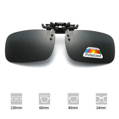 Polarized Clip-On Sunglasses – HD UV400 Driving & Night Vision Glasses Shades