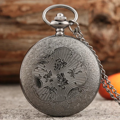 Eye of Providence Triangle Devil Quartz Pocket Watch - Gravity Bill Cipher Fall Time Gem Necklace Pendant Clock Gift