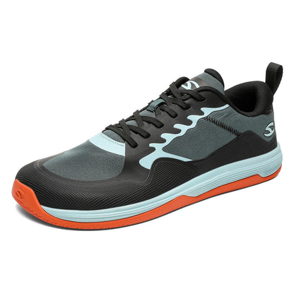 HOBIBEAR Unisex Walking Sneakers – Lace-Up Hiking & Running Shoes for Men & Women, Outdoor Artificial Leather Trainers