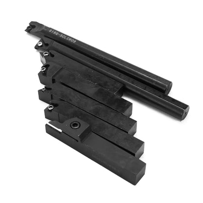8-16mm Lathe Turning Tool Holder — Boring Bar & CNC Metal Cutter Rod with Shank and Inserts