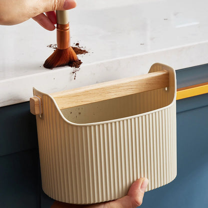 Detachable Grind Dump Bin with Knock Bar – Shock Absorbent Coffee Ground Waste Bin for Bar & Kitchen Espresso Tools