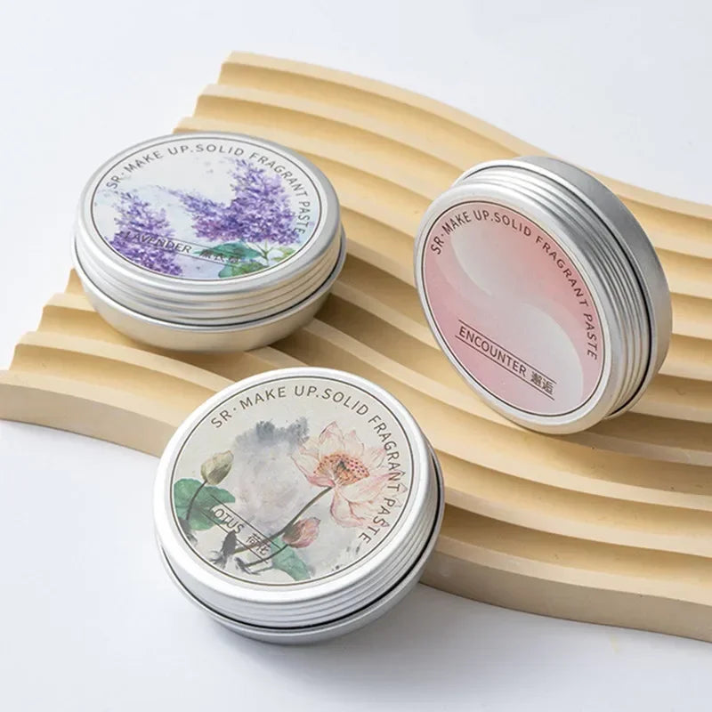 Long-Lasting Floral Solid Perfume Balm – Magnolia, Orchid & Gardenia Scented Fragrance for Women | Romantic Dating & Daily Use