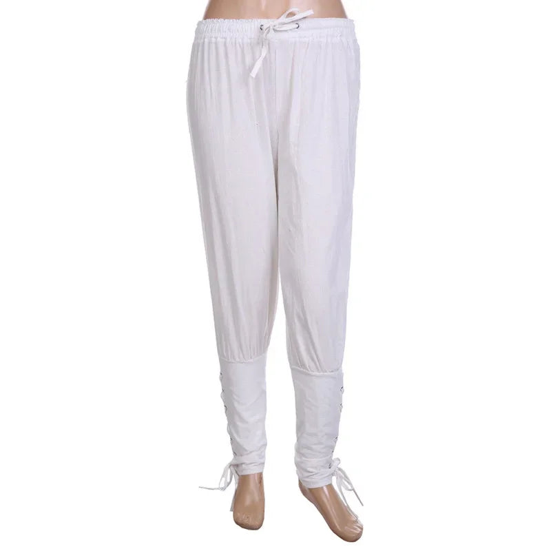 Pirate Cosplay Pants for Men — Renaissance Medieval Gothic Costume Trousers, Plus Size 3XL