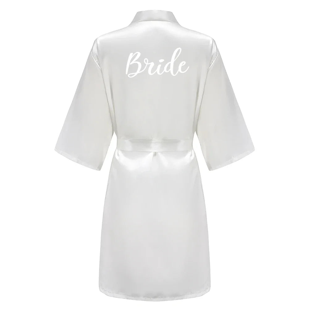 Plus Size Satin Silk Robe for Women - Wedding Bride Bridesmaid Bathrobe Sleepwear in Sage Green