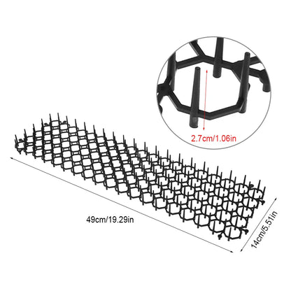 6/10pcs Cat Scat Mats – Anti-Cat & Dog Repellent Deterrent with Pet Prickle Strips and 12 U-Shaped Ground Nails