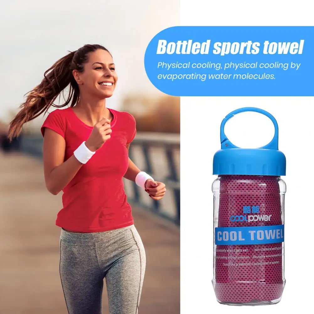 Instant Cooling Sports Towel – Quick-Dry Sweat-Absorbent Gym, Yoga & Workout Fitness Towel