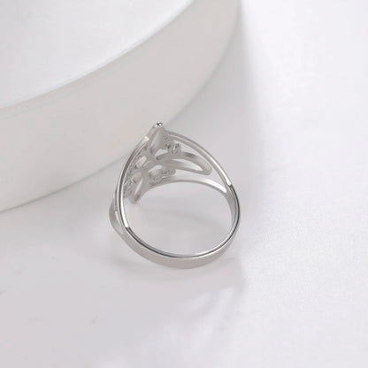 Witch Knot Stainless Steel Ring – Wiccan Celtic Knot Amulet, Good Luck & Protection Jewelry for Men & Women