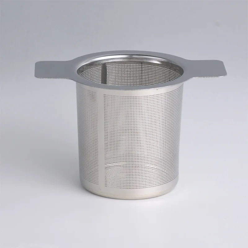 High-Quality Stainless Steel Tea Infuser with Cover – Coffee & Tea Strainer, Mesh Filter Accessory