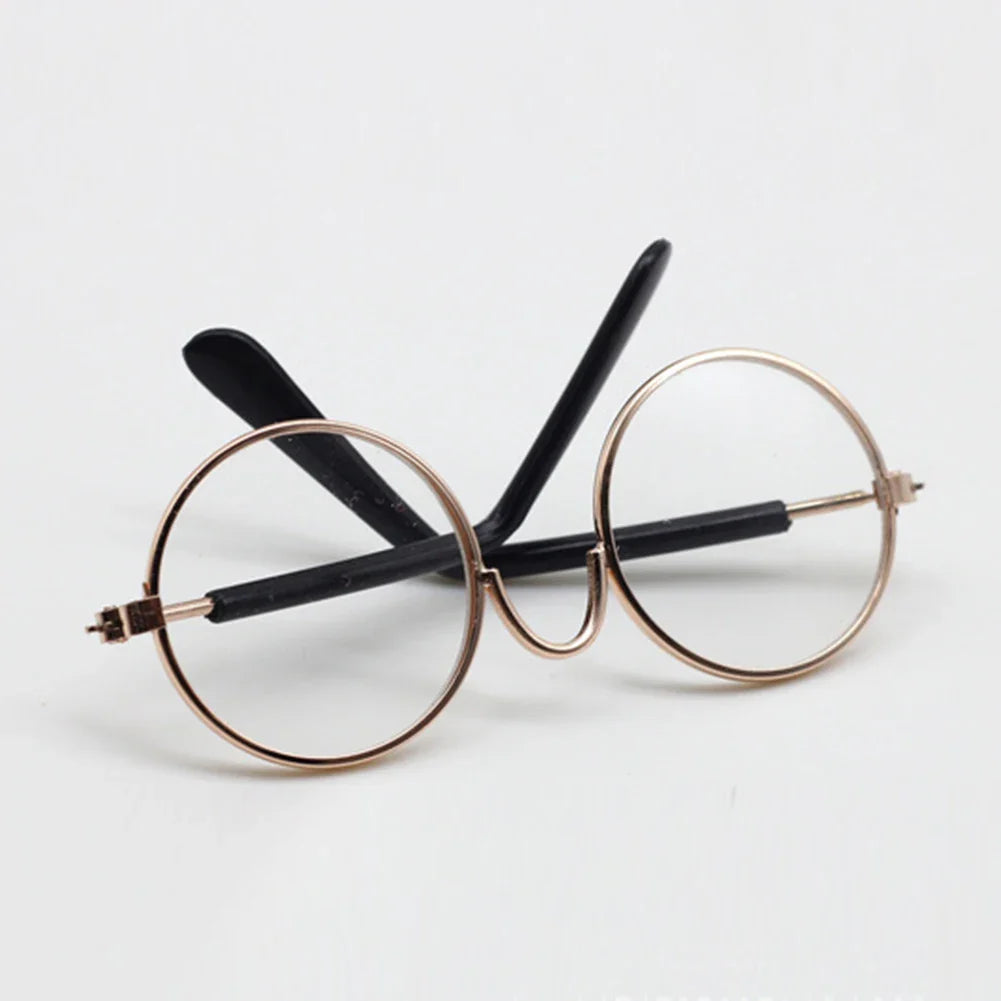 Labubu Doll Glasses – Cute Plastic Accessory for 10/15cm Cotton & Ropa Dolls