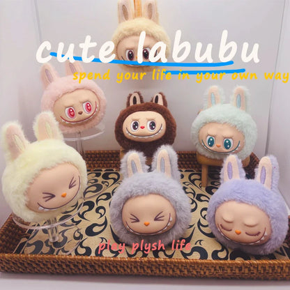 Labubu 2nd Gen Multi-Color Cute Doll Head Plush Toy — Backpack Pendant Keychain Anime Gift Box