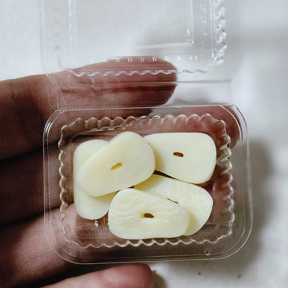 Miniature Dollhouse Food Set – Simulated Fruits & Vegetables for BJD & Blythe Dolls (Grape, Meat, Orange, Radish)