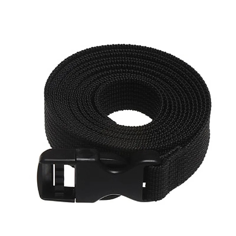 Durable Nylon Cargo Tie Down Strap - Travel Luggage Lash Belt with Cam Buckle for Camping