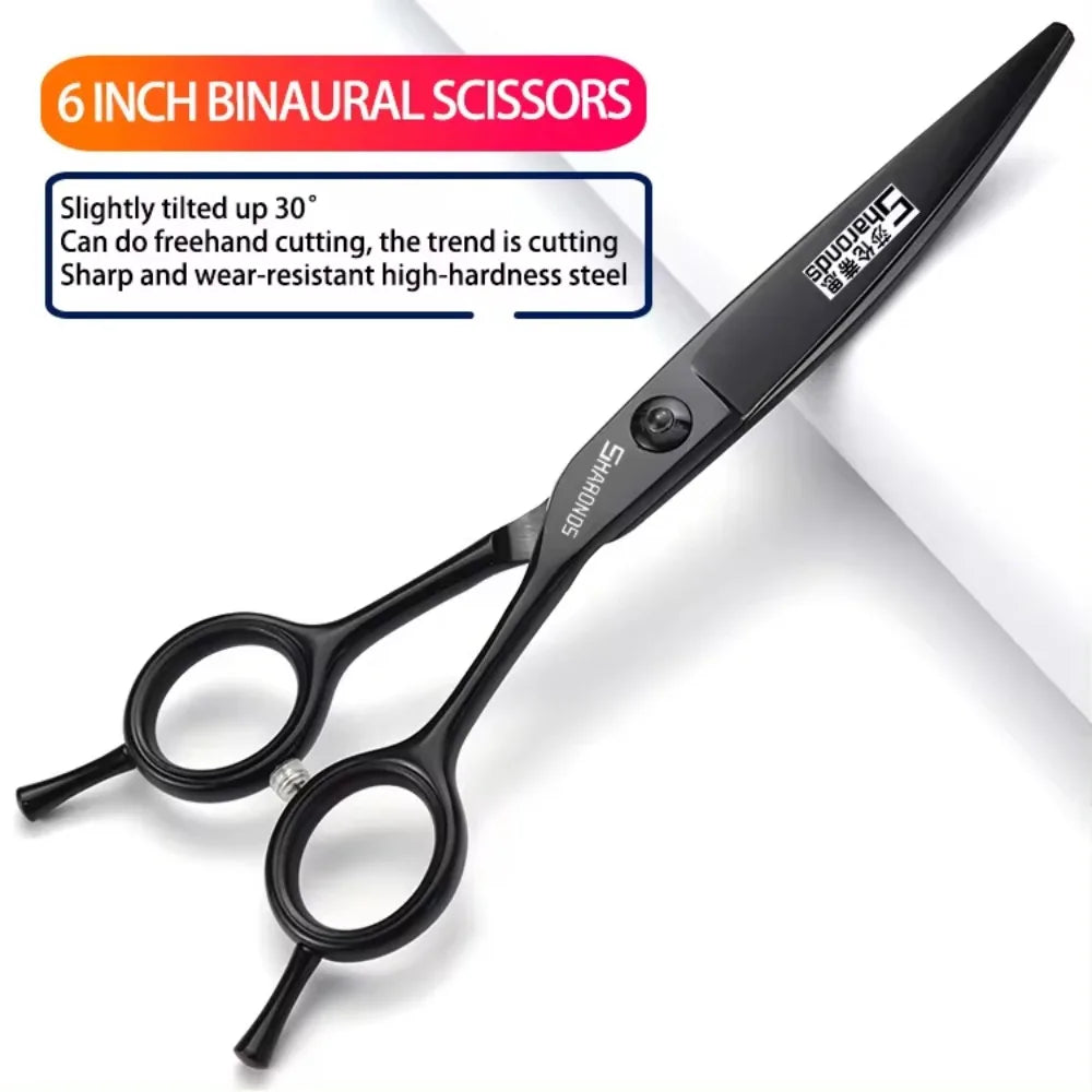 SHARONDS Professional Hairdressing Scissors – 440C Japanese Steel Barber Shears for Salon & Home Use