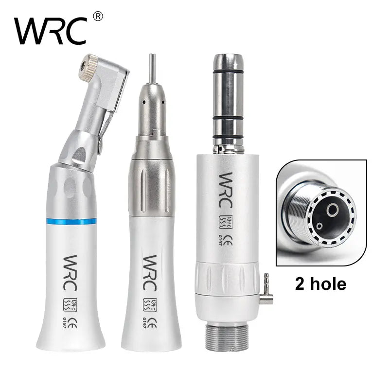 Dental Slow Speed Handpiece — Straight Contra Angle for Air Turbine, Micromotor Polishing & Lab Equipment