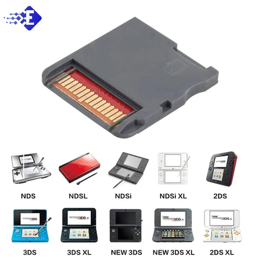 By Self 3DS Game Flash Cards – Compatible with Acekard2, Acekard2i for NDS, 3DS, NDSi, NDSL, AK Memory Card Adapter for Game Downloads