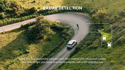 Magicshine Smart Bike Radar Tail Light – Rear View Cycling Taillight Compatible with GPS Bike Computers & Smartwatches