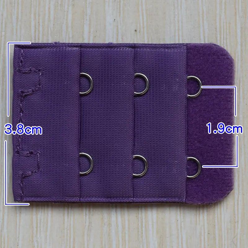 3.8cm 2-Hook Bra Extender Clip – Adjustable Back Belt Buckle for Women’s Underwear & Soft Bra Extension