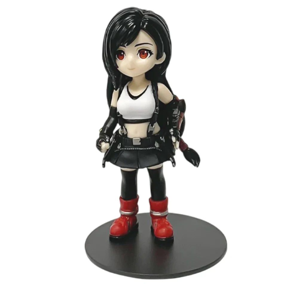 11-12cm Final Fantasy Anime Figures – Cloud, Tifa, Aerith & Zack PVC Collectible Toy Gift